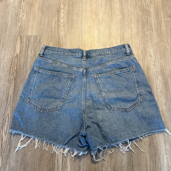 Madewell Womens 26 Pleated Denim Flowy Shorts - Picture 4 of 8